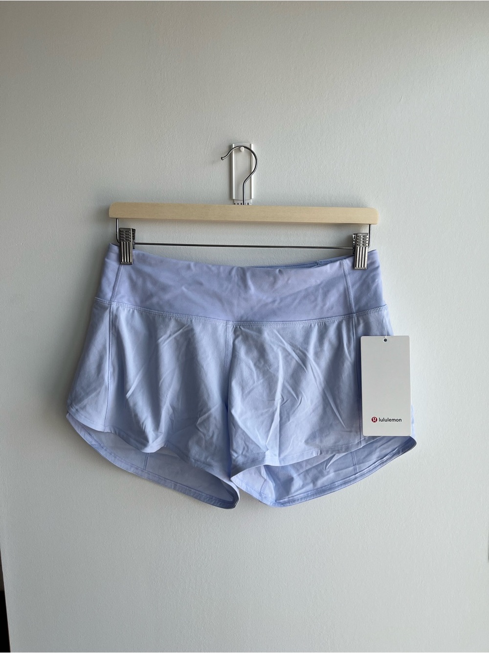 lululemon athletica Light Lavender/Blue Athletic Running Shorts